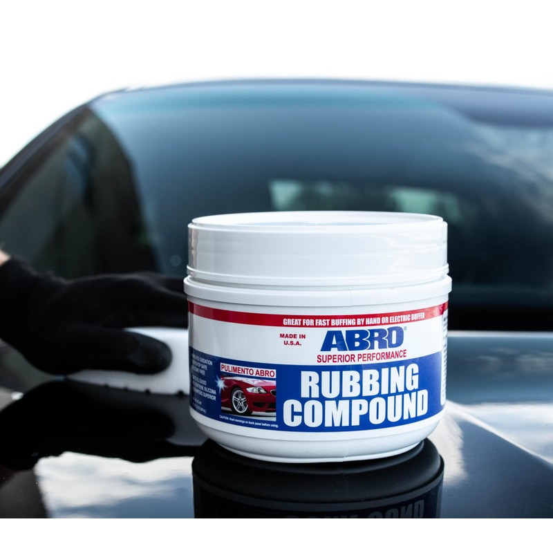 ABRO Superior Performance Rubbing Compound, 32 oz., High-tech Shine Car