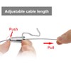 20 Pack Sturdy Picture Rail Hanging System, 66 lb (30