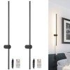 Ditoon RC Dimmable Modern Plug in Wall Sconce Set of