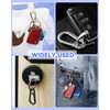 FIVEIZERO 13Pcs Keychain Kit, Key Ring and Keychain Clip for