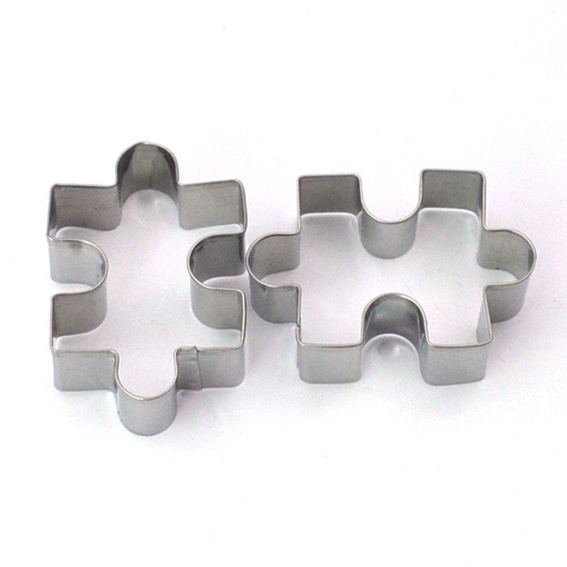 GXHUANG Game Puzzles Cookie Cutter Set, Set of 2 -