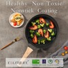 ESLITE LIFE Nonstick Deep Frying Pan Skillet, Healthy Granite Coating