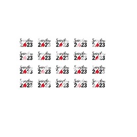 2023 Senior Mom Graduation Year Nail Art Decals