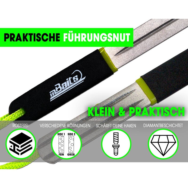 Magic Baits Diamond Hook Sharpener Double Sided Diamond Hook Sharpener