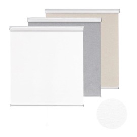 ChrisDowa 2 Pack ChrisDowa Corded 100% Blackout Roller Shades Grey 32x72 Thermal Insulated