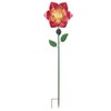 Sunset Vista Design Solar Garden Stakes - Fiber Optic Poppy
