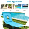 gotoplay Folding Beach Lounge Chair w/ 5 Adjutable Backrest &