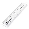 6 Inch / 15cm Ruler - Shatter Resistant - Single