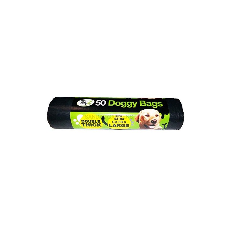 50 Pack Super Strong Extra Large Doggy Waste Bags with