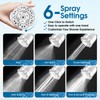 High Pressure Boosting Shower Head, ALOHOME 6 Powerful Spray Settings