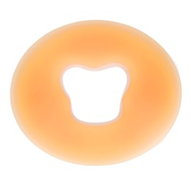 Silicone Soft Massage Face Relax Pillow Headrest Ergonomic Breathable Face Spa Massage Cushion Skin Color