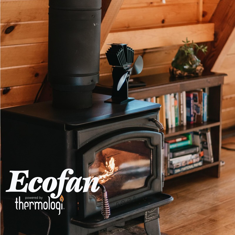 Ecofan UltrAir Heat Powered Stove Fan - Powerful Classic Design,