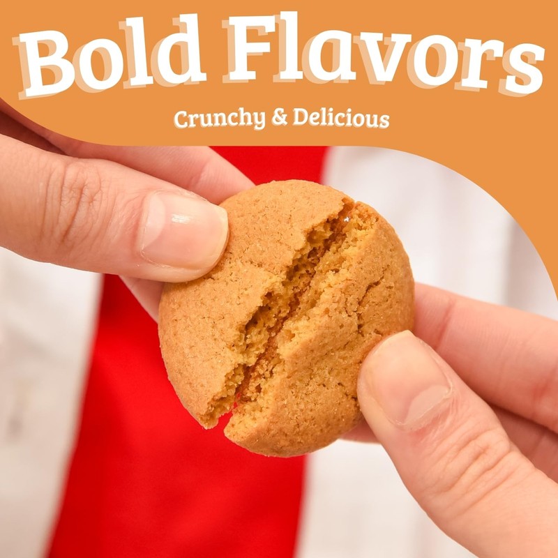 Mi-Del Ginger Snaps - Crunchy Ginger Cookies Made with Real
