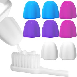 Self Locking Toothpaste Caps, 8 Pack No Waste Toothpaste Lid Bathroom Hygiene Kids and Adults