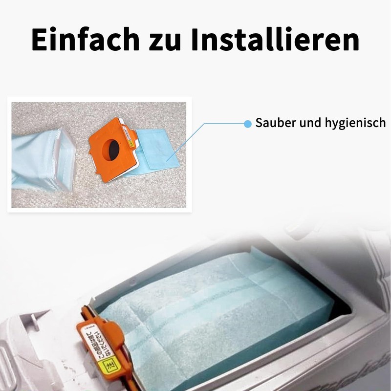 BRIOTA 10 sacchetti per aspirapolvere Makita, riutilizzabili antibatterici, accessori Paper