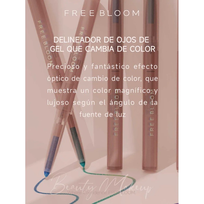 Delineador De Ojos De Gel Que Cambia De Color De
