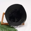 QOOEQPQY Bucket Hats Unisex Iron Ring Hoop Folding Fisherman's Hat