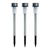 Trade One 30089 Stainless Steel Solar Garden Light, Set of