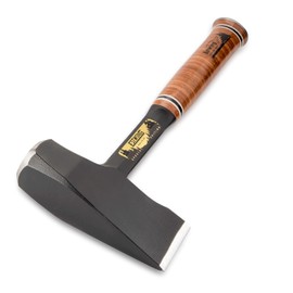 ESTWING Special Edition Fireside Friend Axe - 14" Wood Splitting Maul with Forged Steel Construction & Genuine Leather Grip - EFF4SE
