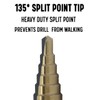 Drill America HSS Black & Gold Step Drill Bit with