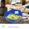Wrova Large Wheat Straw Bowls,Big Salad Bowls set of 2,Unbreakable