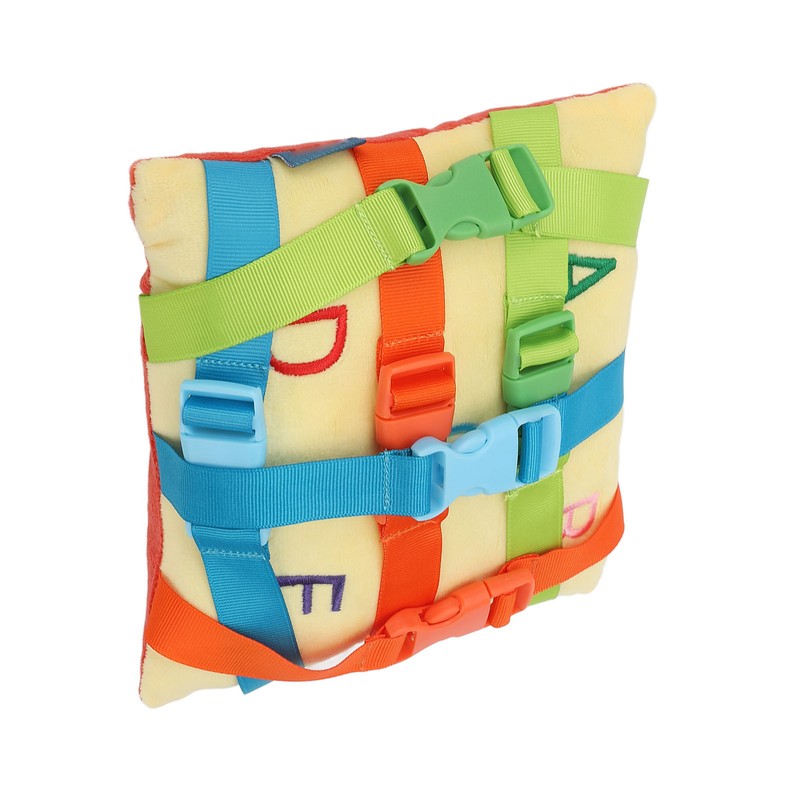 Elderly Dementia Pillow Buckle Release Colorful Straps Calming Comforting Sensory