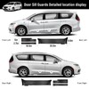 YOJOJOCO 6PCS Door Sill Protector for Chrysler Pacifica 2017-2025 Accessories