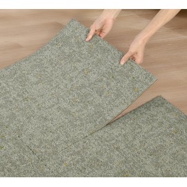 jxgzyy Commercial Carpet Tiles, 20" x 20" Squares, 4 Tiles, 11.11 sq ft, Soft Non-Slip Padded Carpet for Garage, Office, Bedroom, Living Room, Kitchen, Easy DIY Installation, Workspace & Business Use