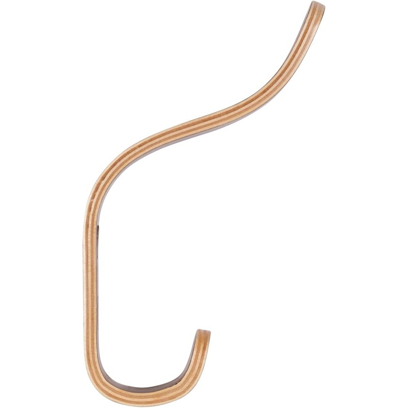 Plywood Wall Hooks Set of 4 Wood Coat Hooks Hanging