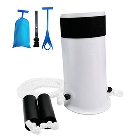 Osanchan Sock Aids for Putting On Socks, No Bending Flexible Sock Aid Device with Shoe Horn Long-Handle Back Scratcher for Seniors/Disabled, Easy On and Off Sock Helpers (Basic)