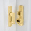 INIRET Gold 90 Degree Barn Door Lock,Mechanical Password Lock,Flip Latch