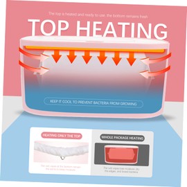 1 Set Warmer Box of Wipes for Babies Smart Heater Portable Wipes Heating Wipes Machine Wipes Heating Machine Wet Tissue Machine Baby Charge Pink Polypropylene (pp Warmer