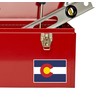 2 x 10cm Colorado Flag Vinyl Decal Sticker Laptop Car
