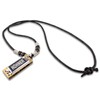 HOHNER Harmonica Mini Harmonica C Necklace Black