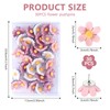 30 Pieces Flower Push Pins, Pink Thumb Tacks Decorative Floret