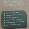 Isshah Box of 10 New Isshah 100% Natural Soft Bristle