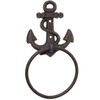 2 x Wall Hooks Anchor with Cast Iron Ring -