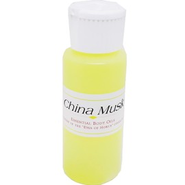 TCEShop China Musk Scented Body Oil Fragrance [Flip Cap - Yellow - 2 oz.] - ID#5086