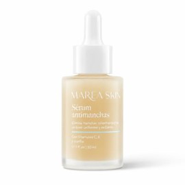 Sérum Antimanchas con Vitamina C, Extractos Naturales y Activos Despigmentantes: Desvanece Manchas y Unifica el Tono de la Piel, 30 Ml | Suero Hidratante de Noche para Cara