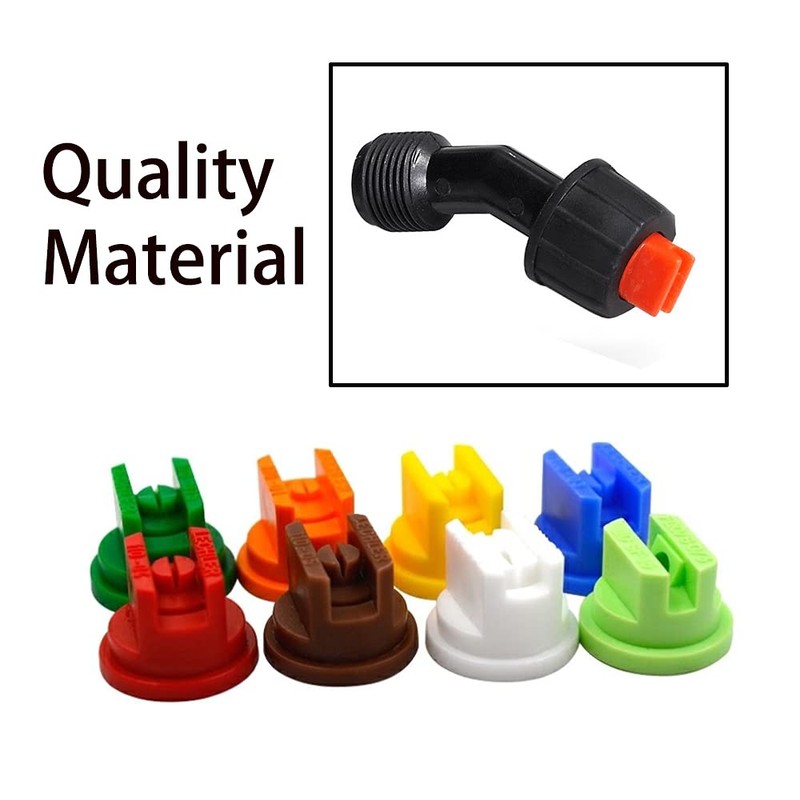 PENKOHOME 8Pcs Boom Sprayer Nozzles Tips, High Pressure Fan-shaped Atomizing