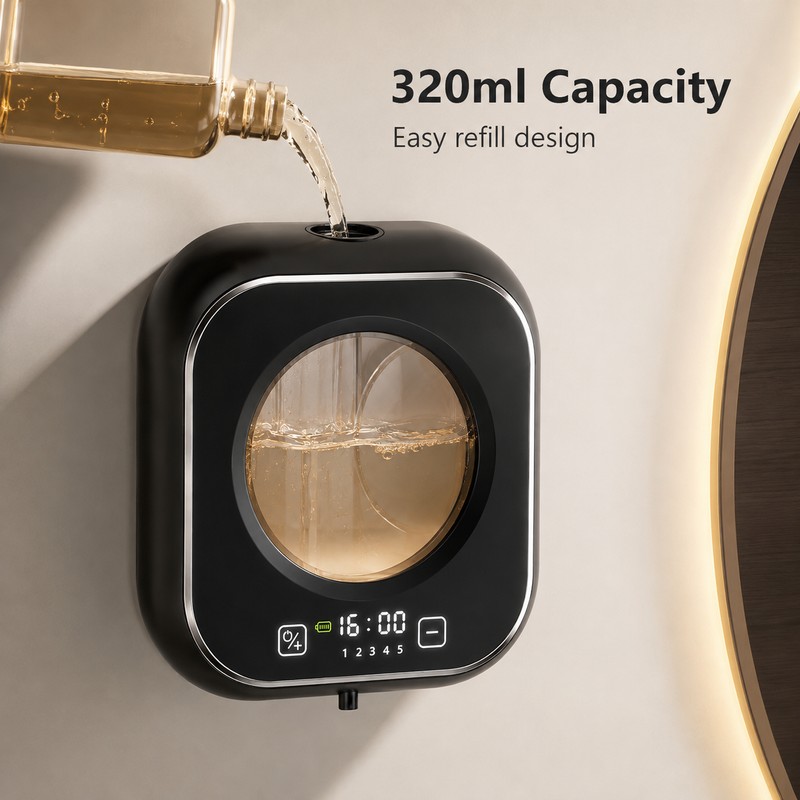 Automatic Soap Dispenser Wall Mounted – 320ml Touchless Sensor Liquid