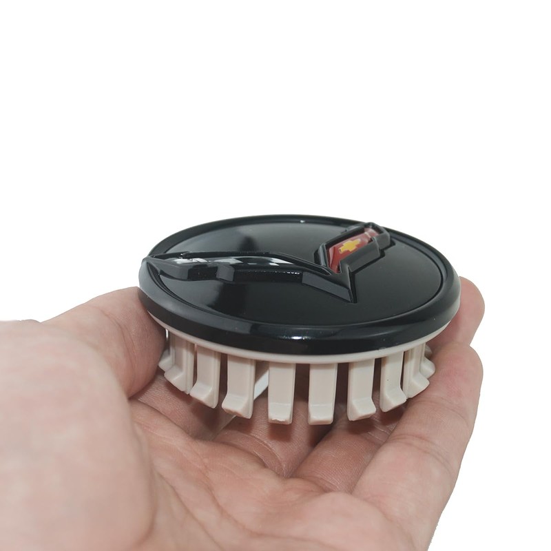1Pc 2014+ C7 Corvette Stingray Center Caps w/Crossed Flag Logo