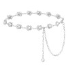 AWAYTR Waist Chains Belts for Women - Rhinestone Gold Silver