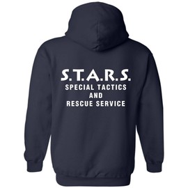 Absurd Ink S.T.A.R.S. RE - Hoodie (US, Alpha, 5X-Large, Regular, Regular, Navy)