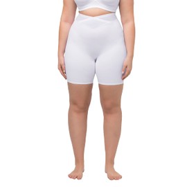 Ulla Popken Women's Shapewear Briefs, Snow white
