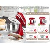 HOMGEN 2PCS Splatter Guard Covers for 4.5 and 5QT KitchenAid