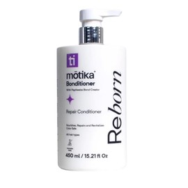 Motika Reborn Acondicionador Reparador 450 ml Para Todo Tipo De Cabello Sin Sulfatos Sin Parabenos Brinda Hidratación Y Suavidad Instantánea (450 ml)