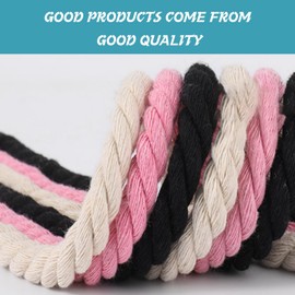 VVQWCY Rope Laces, 3 Paar Dicke Schnürsenkel, 8MM Dicke Schnürsenkel Rund, Chunky Laces DIY Schuhbänder Turnschuhe