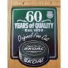 SKOAL "60 YEARS OF QUALITY" FRONT/BACK ENTRY DOOR DECAL 1994