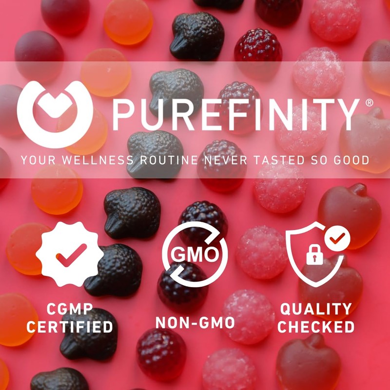 PUREFINITY PUREFINITY Fiber + Elderberry Gummies Bundle (Inulin FOS Prebiotic